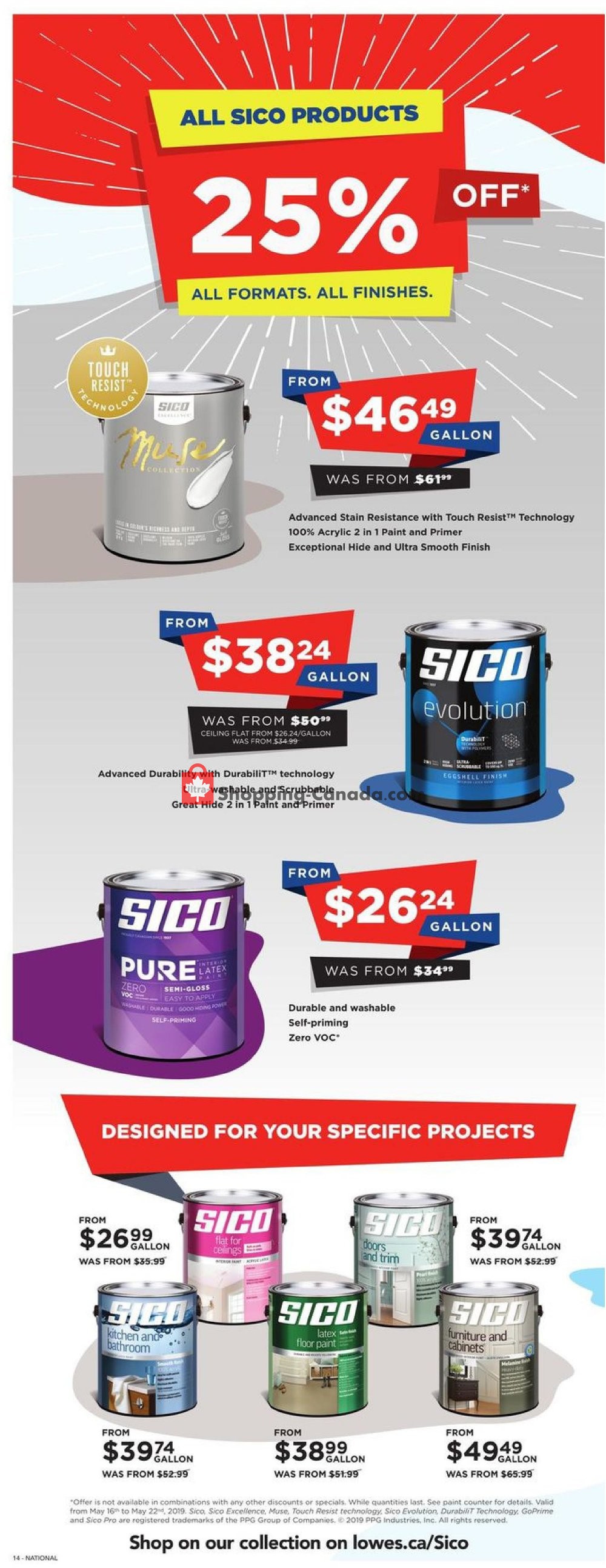 Lowe's flyer from Thursday May 16, 2019 to Wednesday May 22, 2019 - page 14