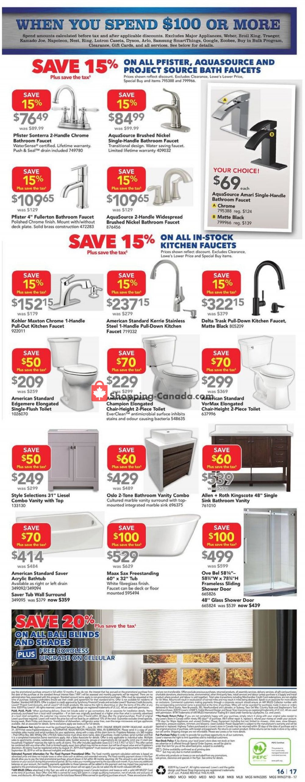 Lowe's flyer from Thursday May 16, 2019 to Wednesday May 22, 2019 - page 17