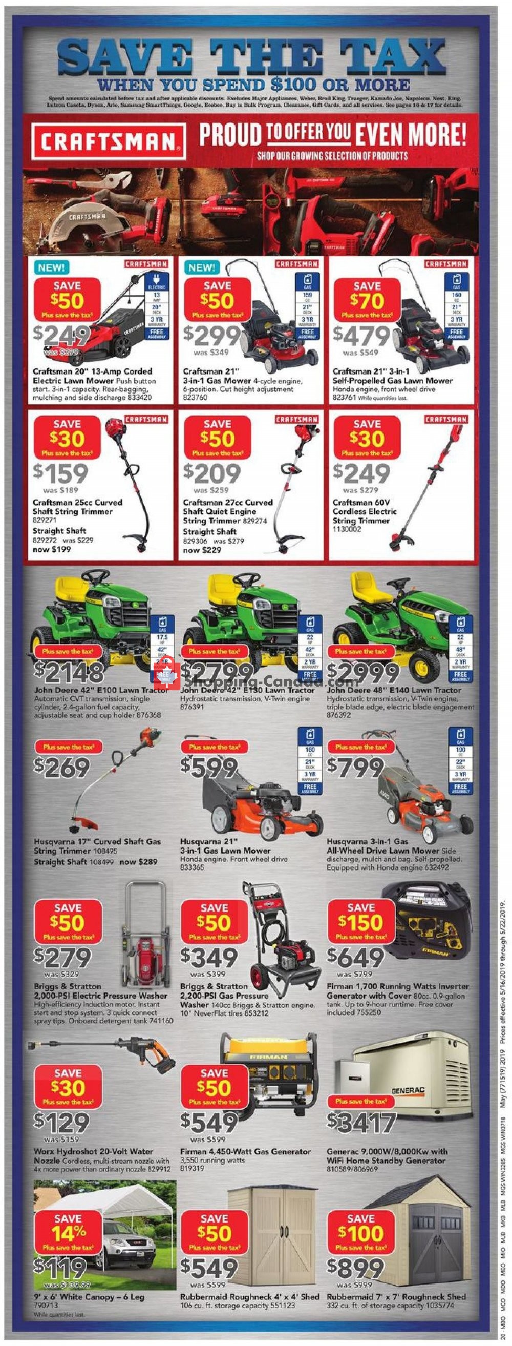 Lowe's flyer from Thursday May 16, 2019 to Wednesday May 22, 2019 - page 21