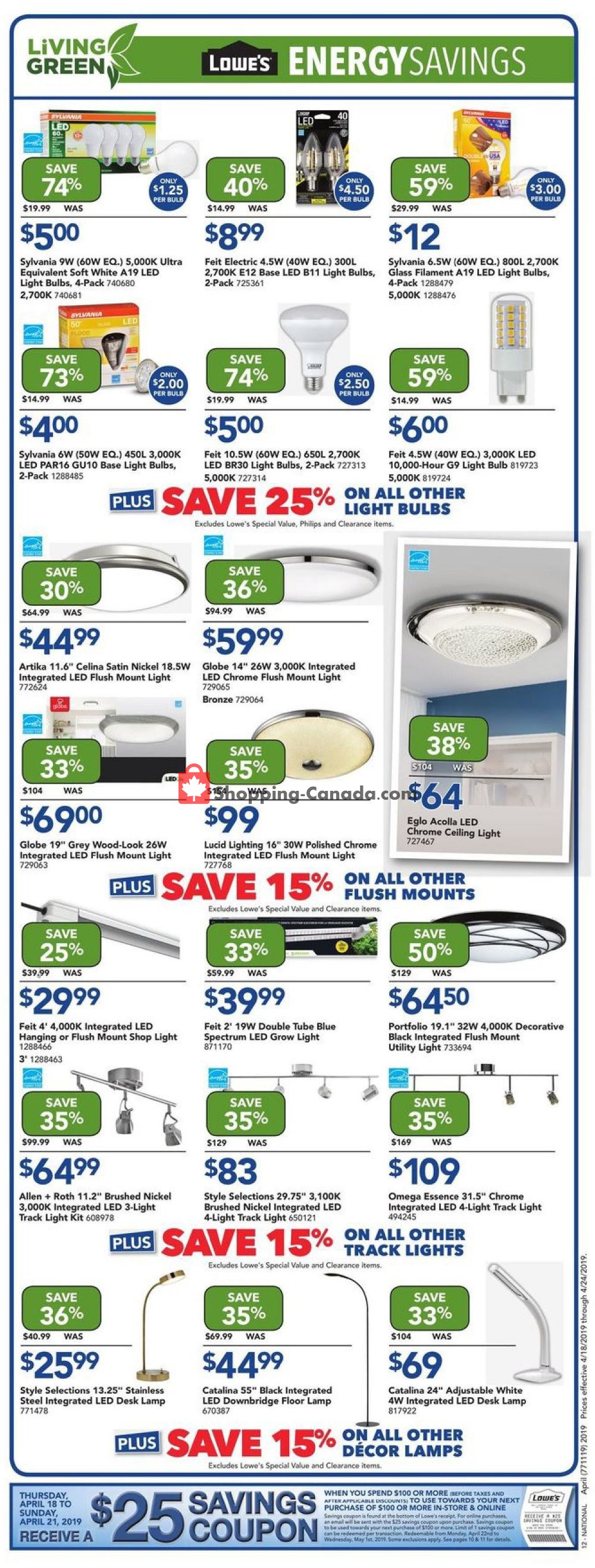 Lowe's flyer from Thursday April 18, 2019 to Wednesday April 24, 2019 - page 13