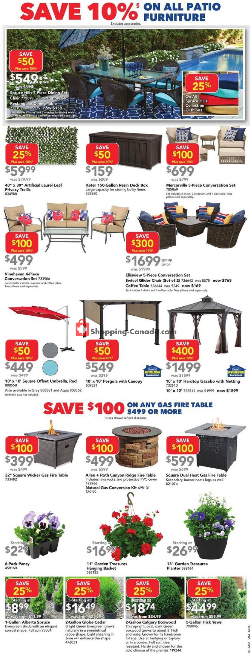 Lowe's flyer from Thursday April 18, 2019 to Wednesday April 24, 2019 - page 7