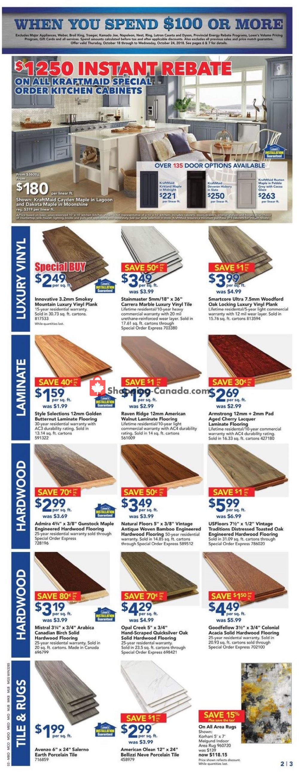 Lowe's flyer from Thursday October 18, 2018 to Wednesday October 24, 2018 - page 4