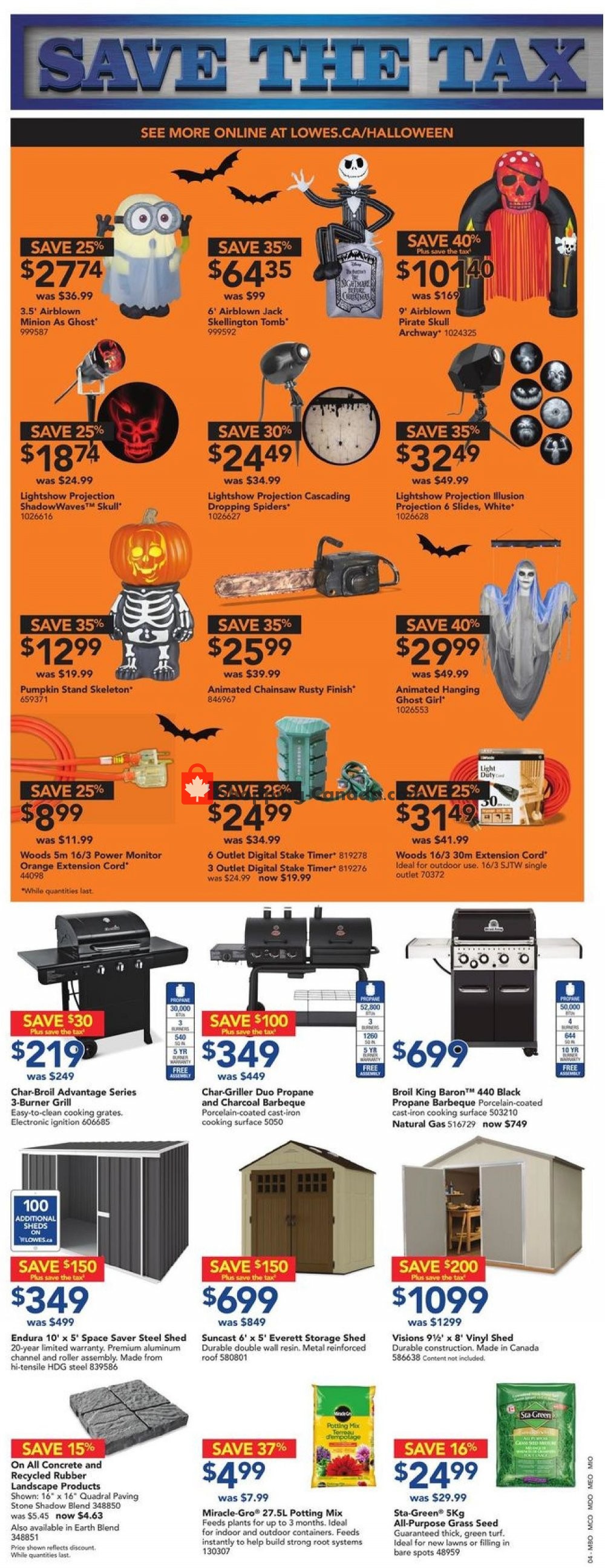 Lowe's flyer from Thursday October 18, 2018 to Wednesday October 24, 2018 - page 5