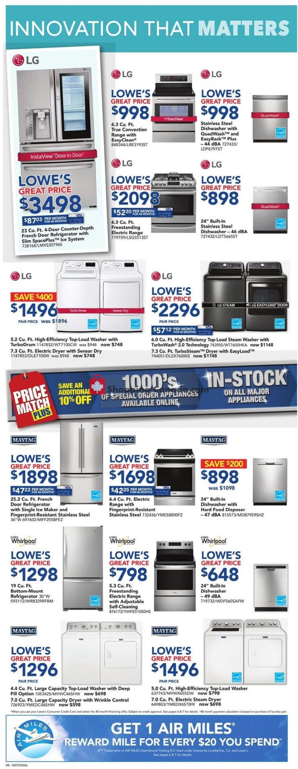 Lowe's flyer from Thursday October 18, 2018 to Wednesday October 24, 2018 - page 9
