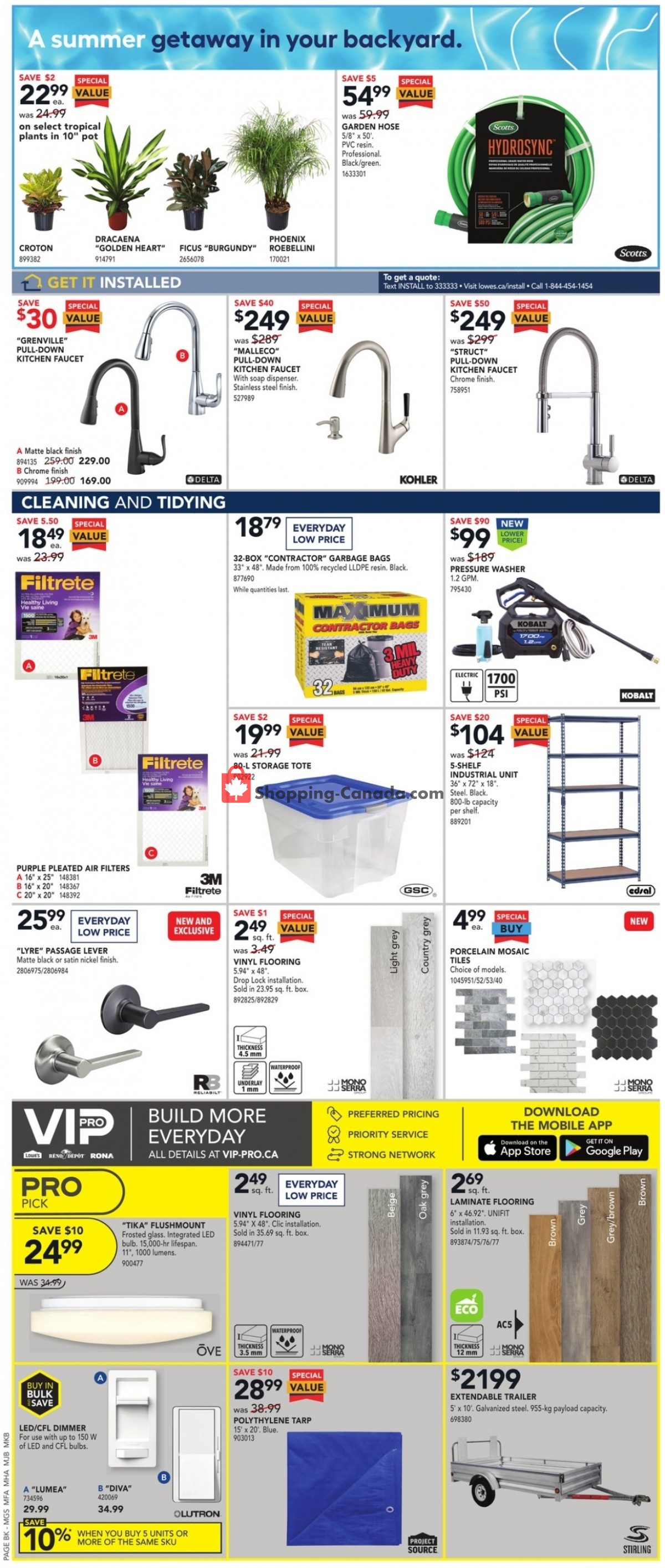 Lowe's flyer from Thursday July 15, 2021 to Wednesday July 21, 2021 - page 2