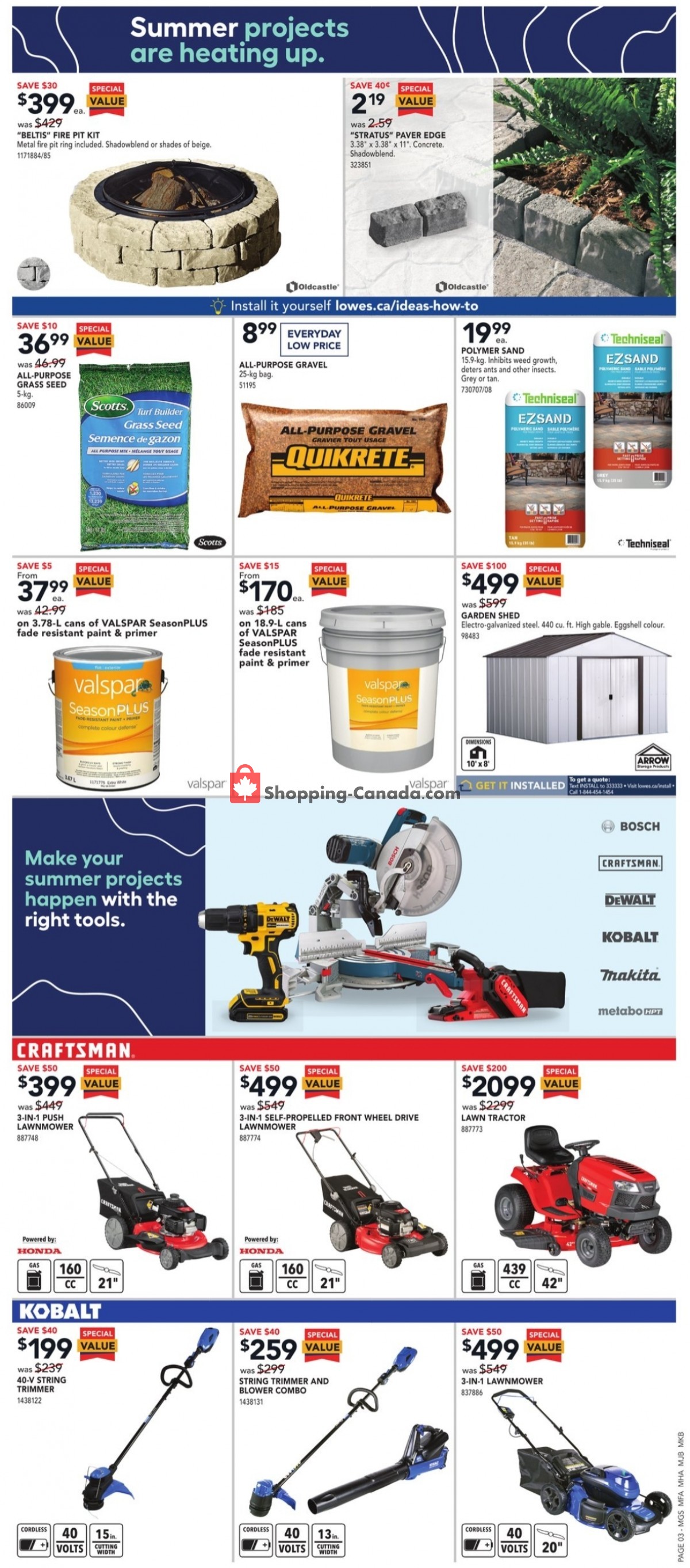 Lowe's flyer from Thursday July 15, 2021 to Wednesday July 21, 2021 - page 4
