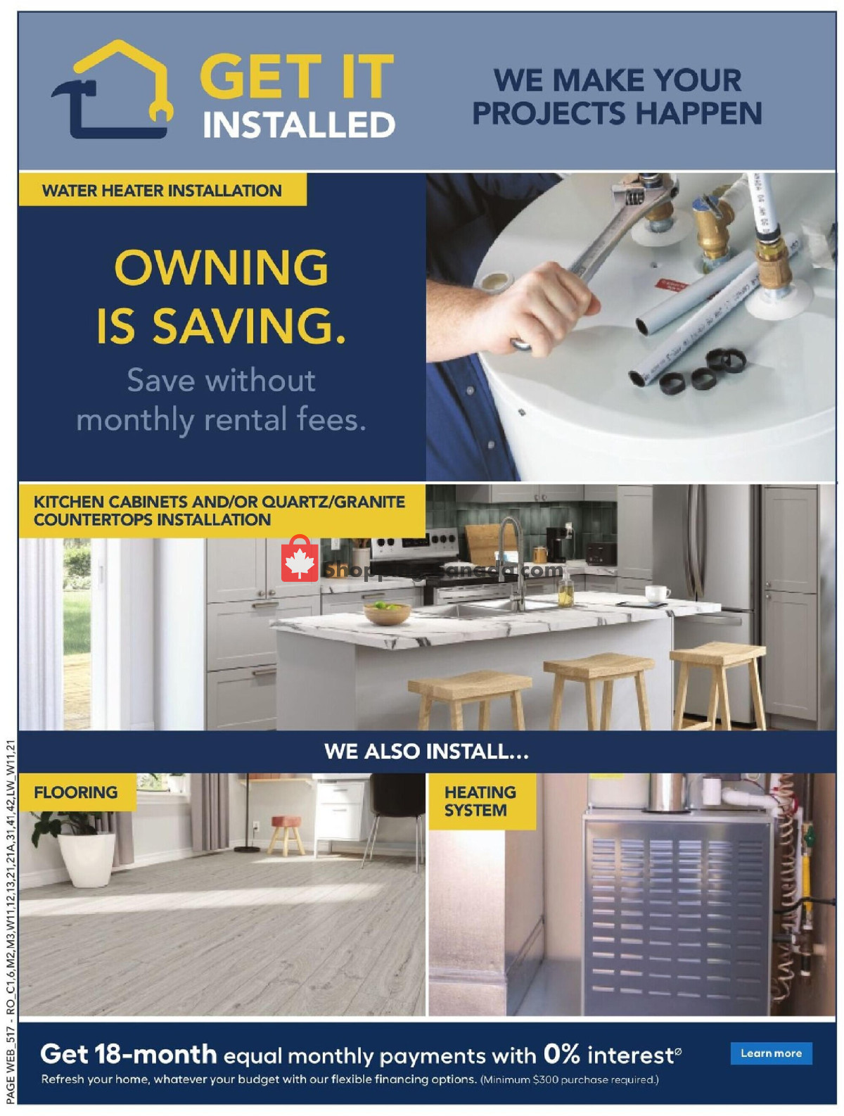 Lowe's Canada, flyer (Projects For All Budgets) January 25