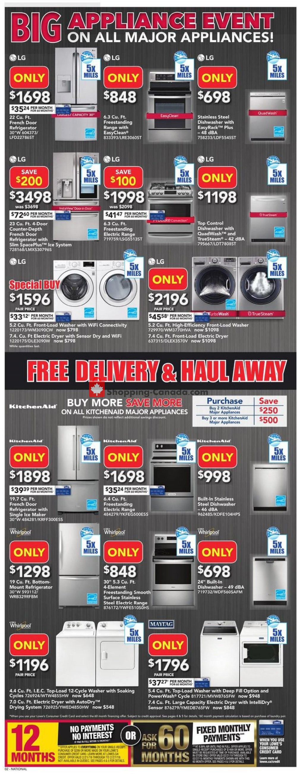 Lowe's flyer from Thursday February 21, 2019 to Wednesday February 27, 2019 - page 2