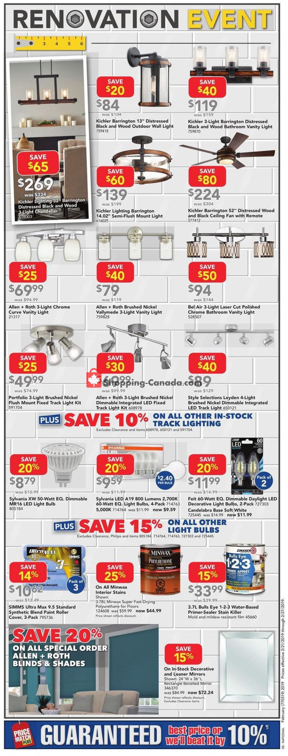 Lowe's flyer from Thursday February 21, 2019 to Wednesday February 27, 2019 - page 8