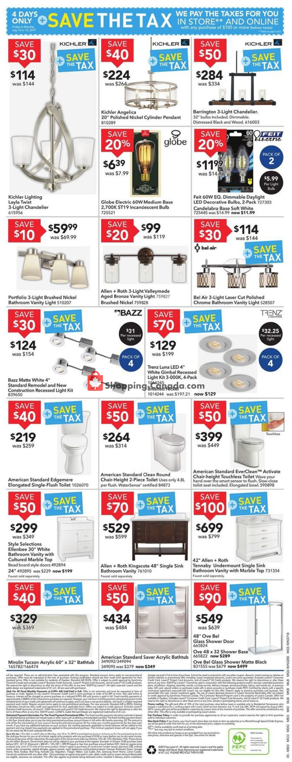 Lowe's flyer from Thursday July 11, 2019 to Wednesday July 17, 2019 - page 5