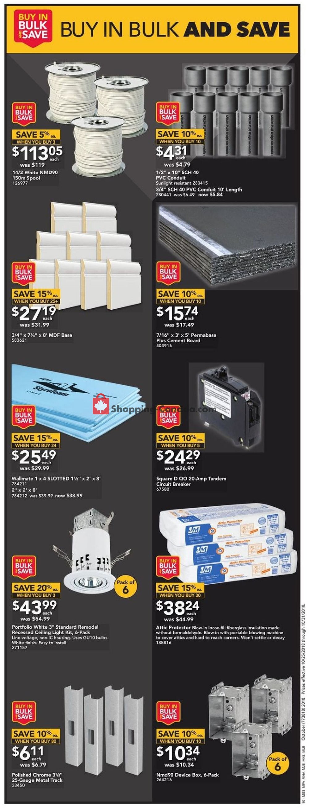 Lowe's flyer from Thursday October 25, 2018 to Wednesday October 31, 2018 - page 10