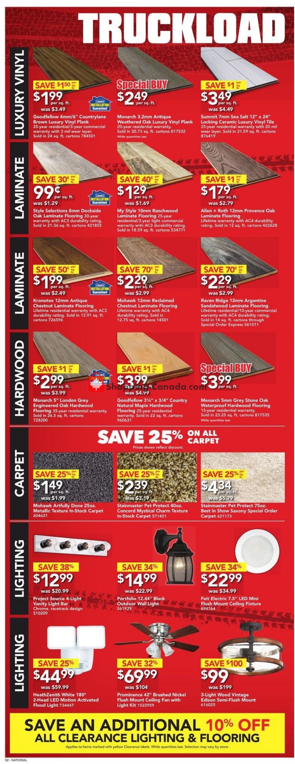 Lowe's flyer from Thursday October 25, 2018 to Wednesday October 31, 2018 - page 2