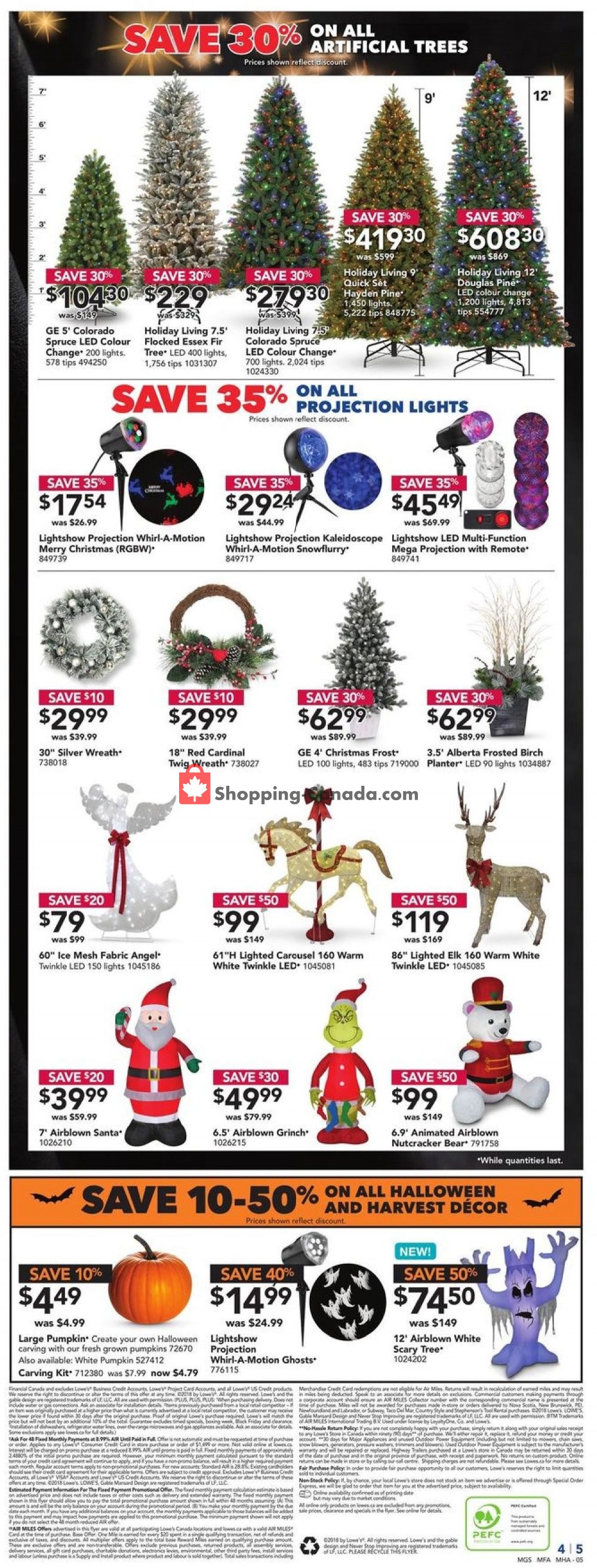 Lowe's flyer from Thursday October 25, 2018 to Wednesday October 31, 2018 - page 5