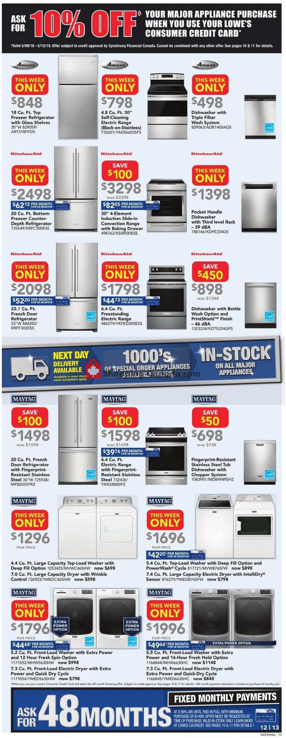 Lowe's flyer from Thursday May 9, 2019 to Wednesday May 15, 2019 - page 14