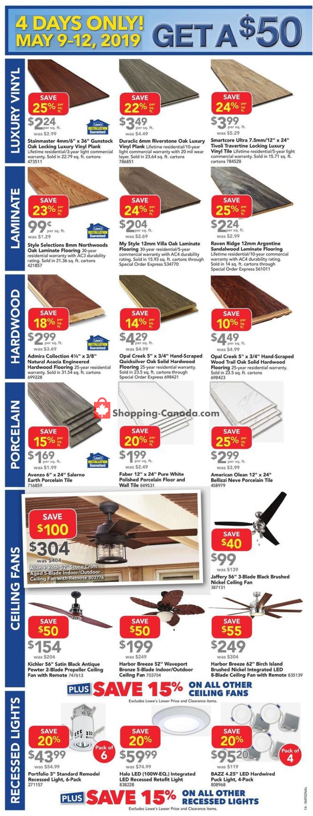 Lowe's flyer from Thursday May 9, 2019 to Wednesday May 15, 2019 - page 15