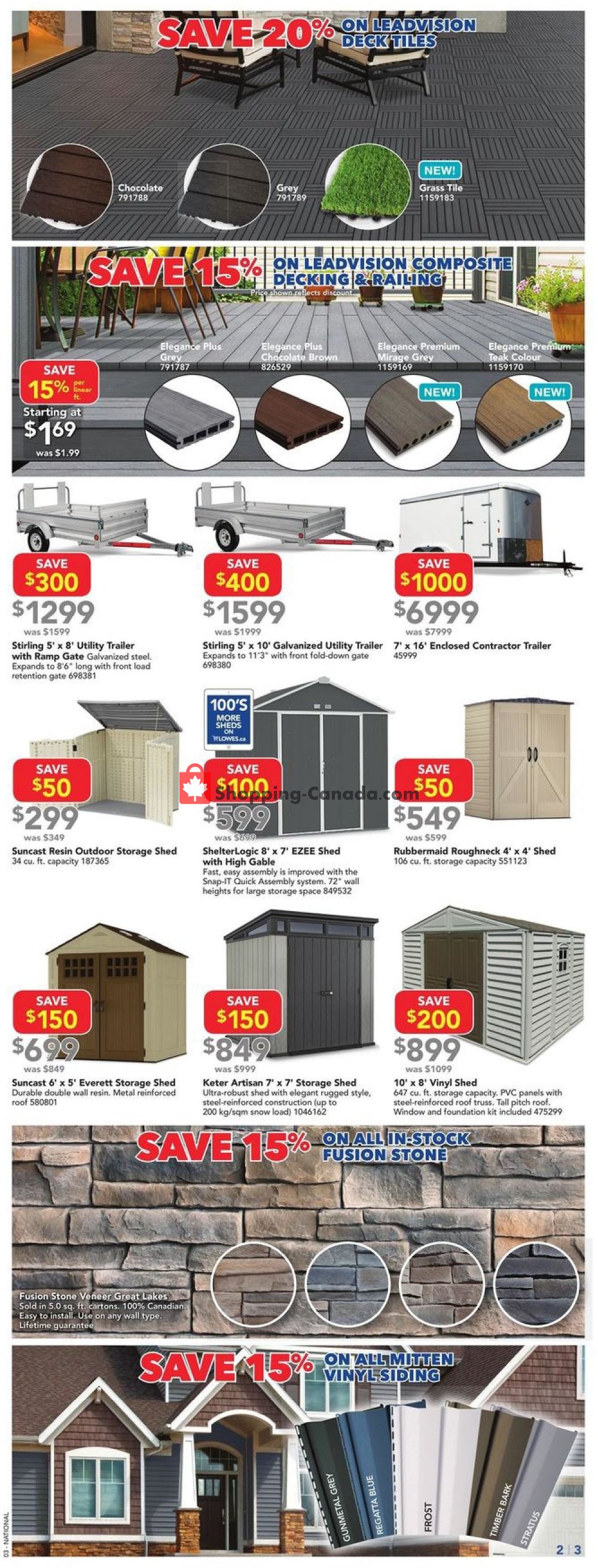 Lowe's flyer from Thursday May 9, 2019 to Wednesday May 15, 2019 - page 3