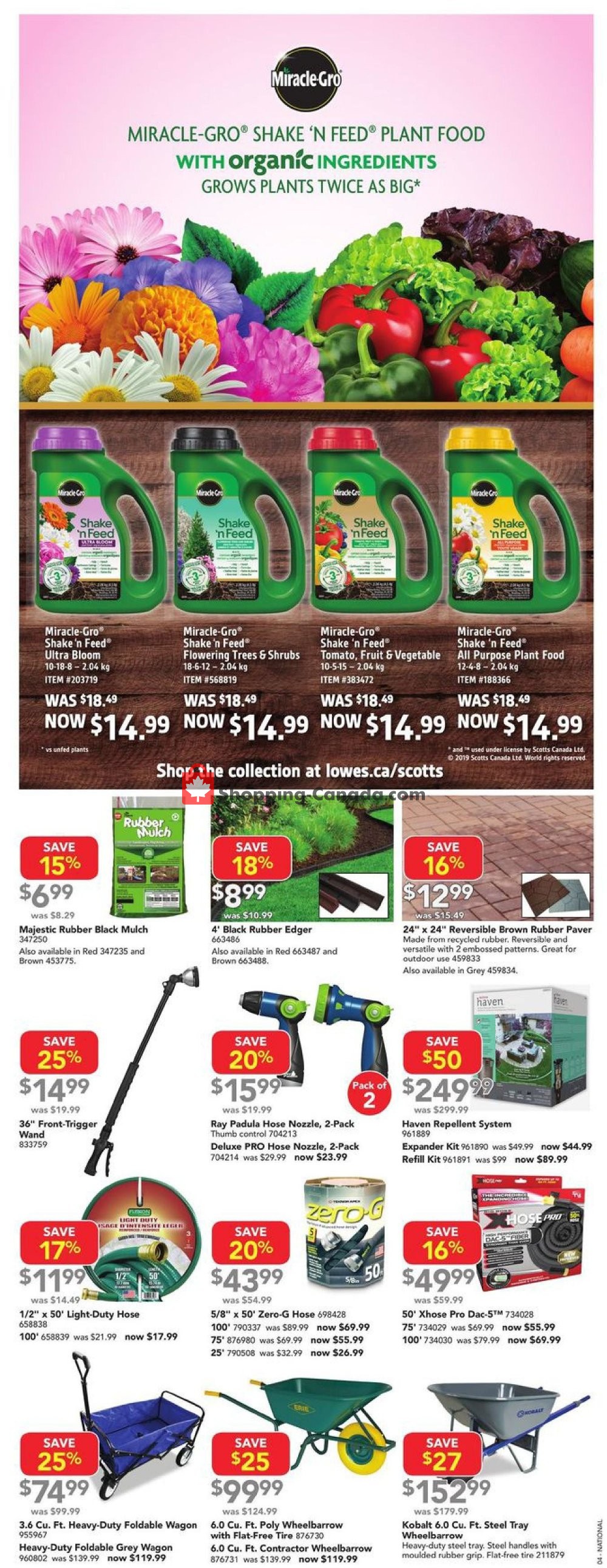 Lowe's flyer from Thursday May 9, 2019 to Wednesday May 15, 2019 - page 4