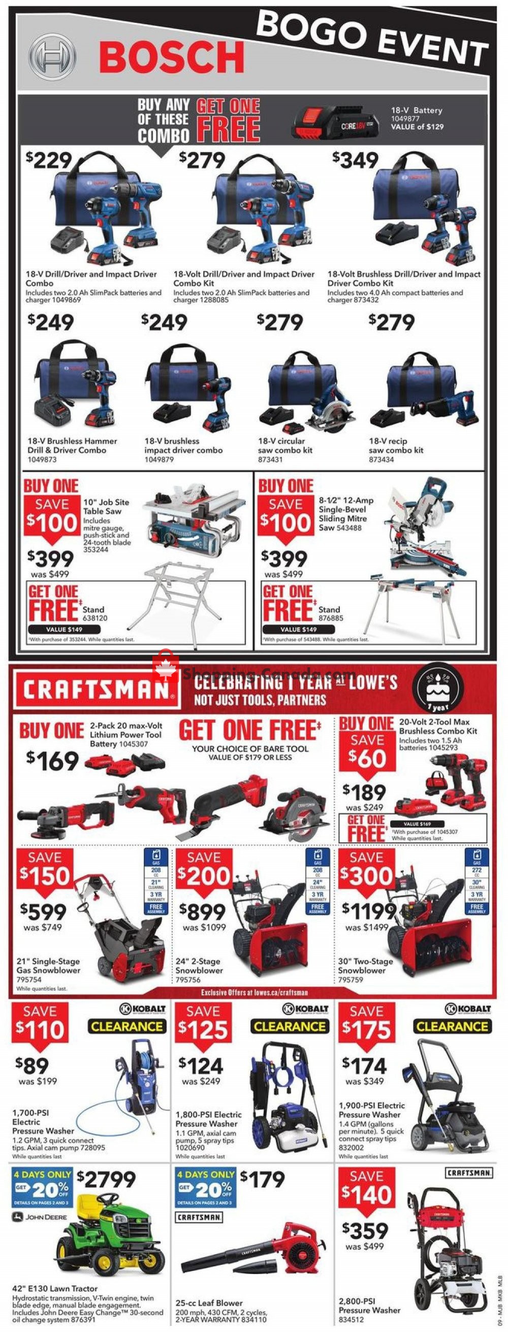 Lowe's flyer from Thursday November 7, 2019 to Wednesday November 13, 2019 - page 9