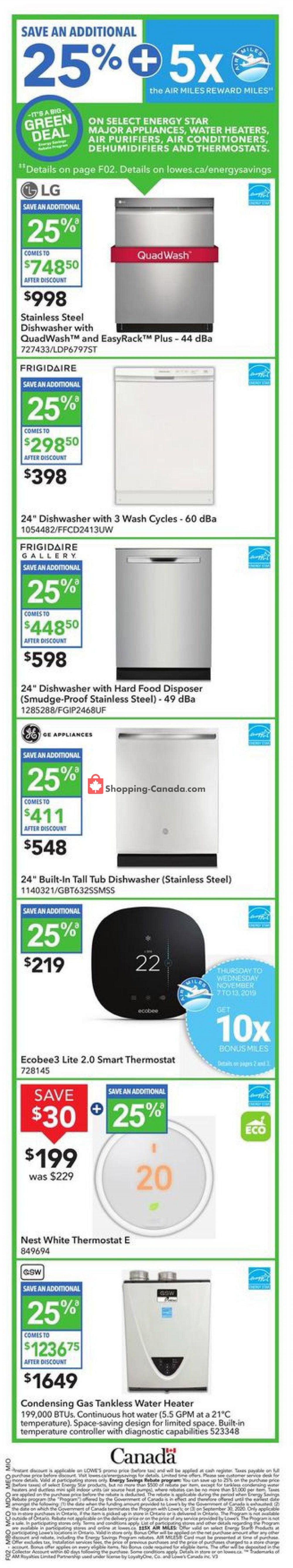 Lowe's flyer from Thursday November 7, 2019 to Wednesday November 13, 2019 - page 2