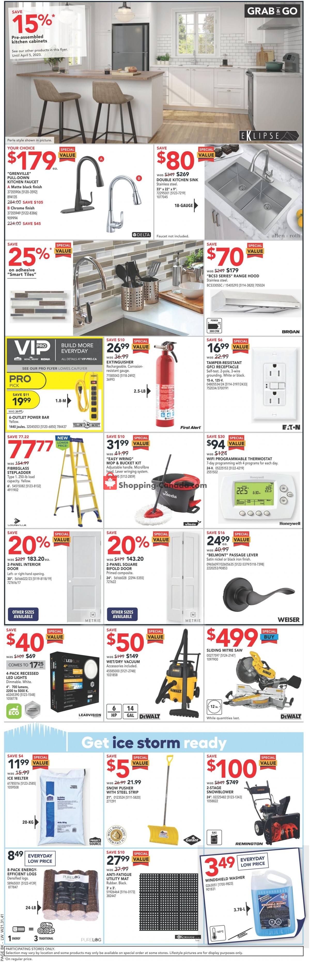 Lowe's flyer from Thursday January 19, 2023 to Wednesday January 25, 2023 - page 2