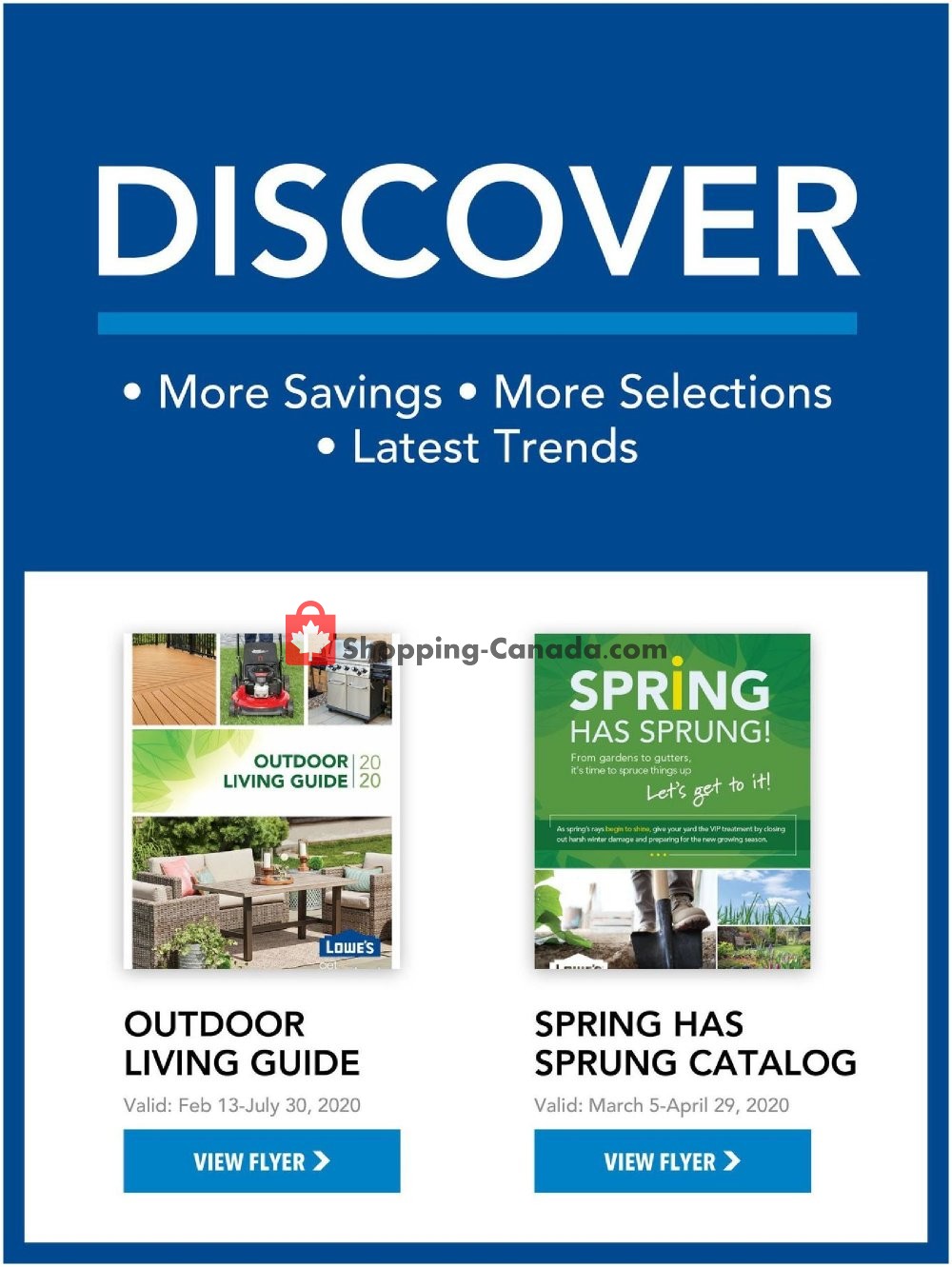 Lowe's Canada, flyer (Spring Black Friday West) March 26 April 1