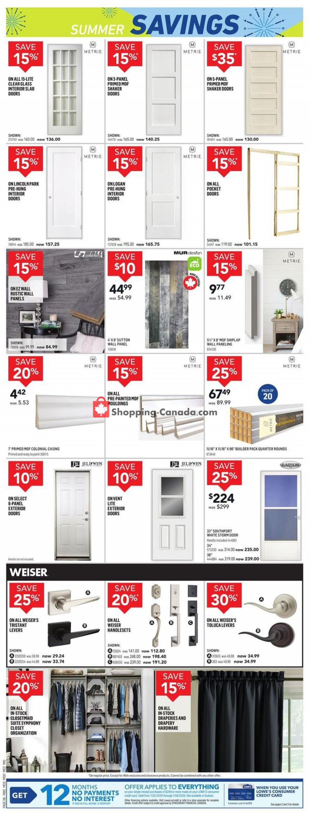 Lowe's flyer from Thursday July 2, 2020 to Wednesday July 8, 2020 - page 7