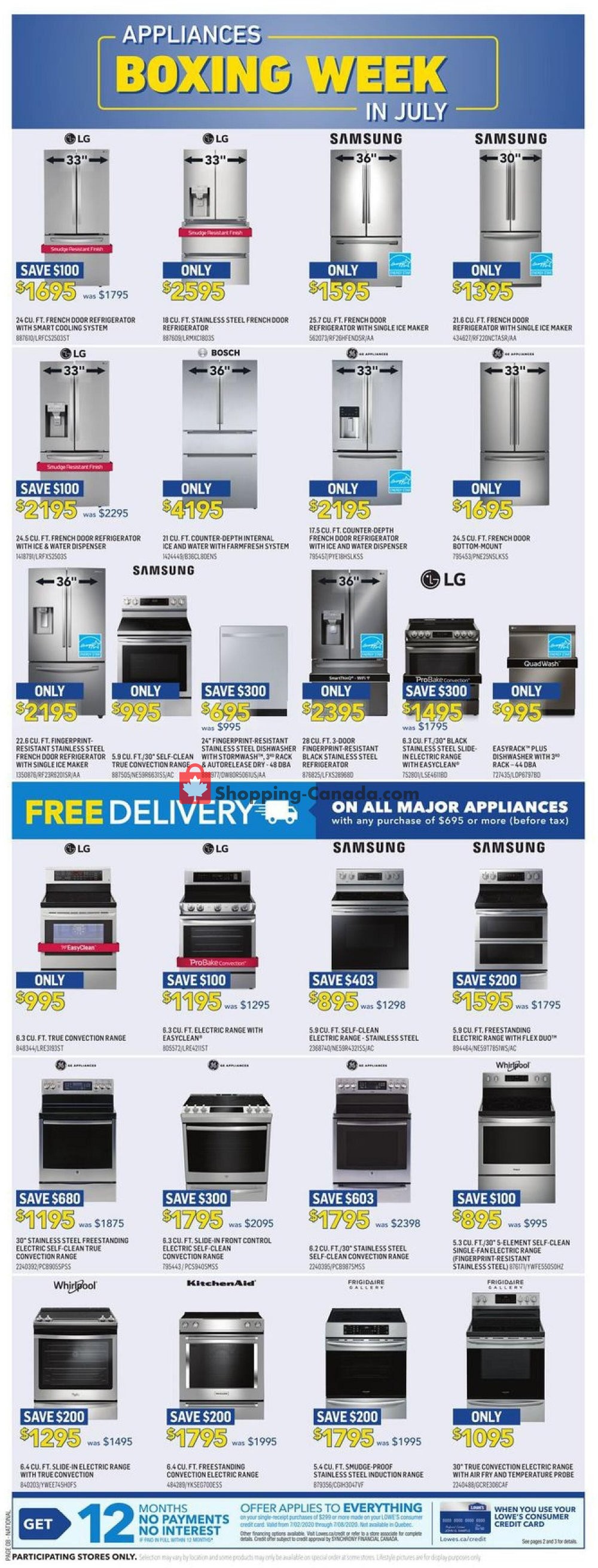 Lowe's flyer from Thursday July 2, 2020 to Wednesday July 8, 2020 - page 9