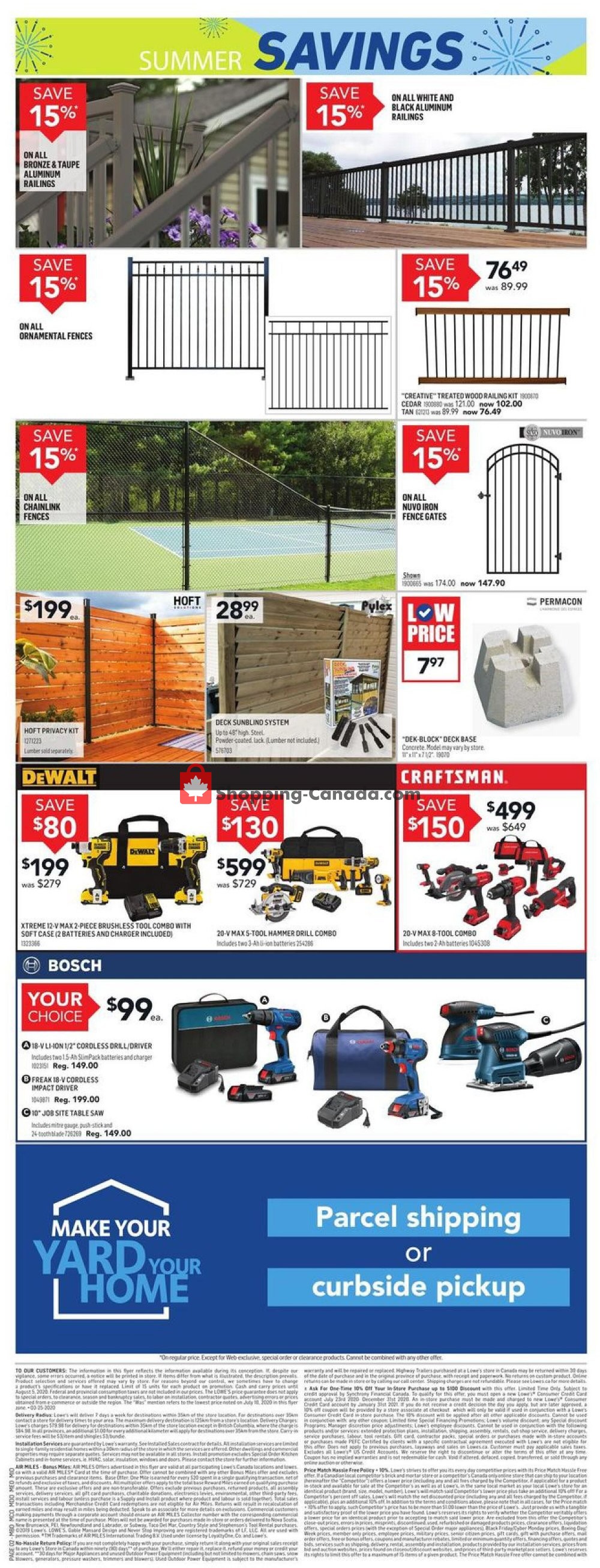 Lowe's flyer from Thursday July 30, 2020 to Wednesday August 5, 2020 - page 3