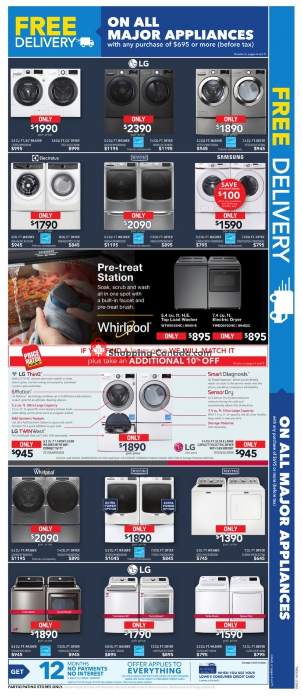 Lowe's flyer from Thursday October 8, 2020 to Wednesday October 14, 2020 - page 7