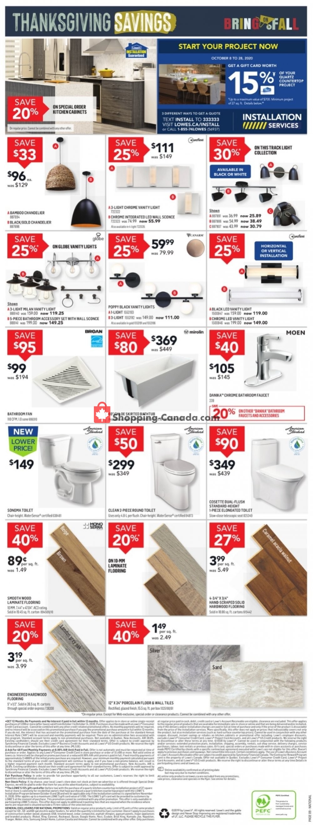Lowe's flyer from Thursday October 8, 2020 to Wednesday October 14, 2020 - page 9