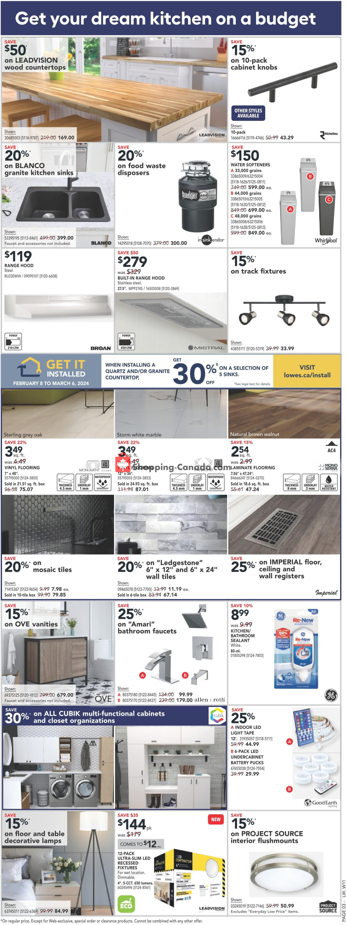 Lowe's flyer from Thursday February 22, 2024 to Wednesday March 6, 2024 - page 4