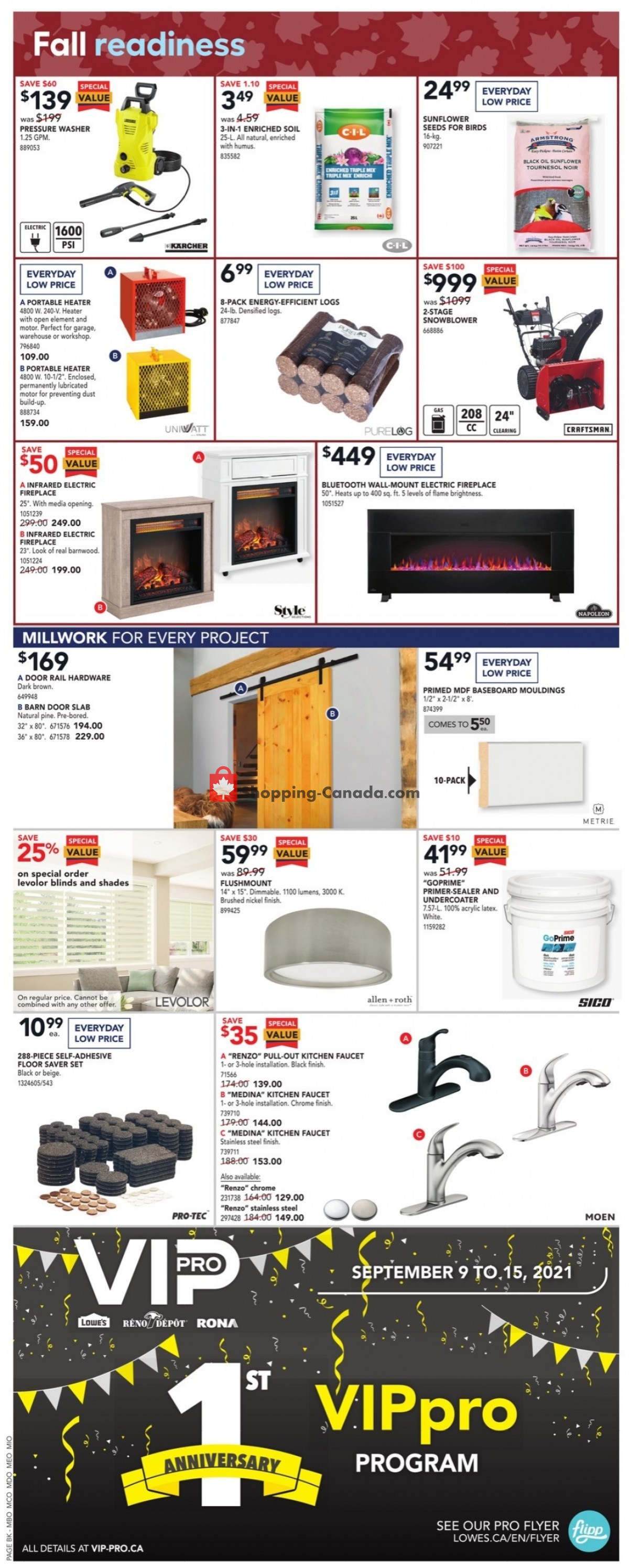 Lowe's flyer from Thursday September 9, 2021 to Wednesday September 15, 2021 - page 2
