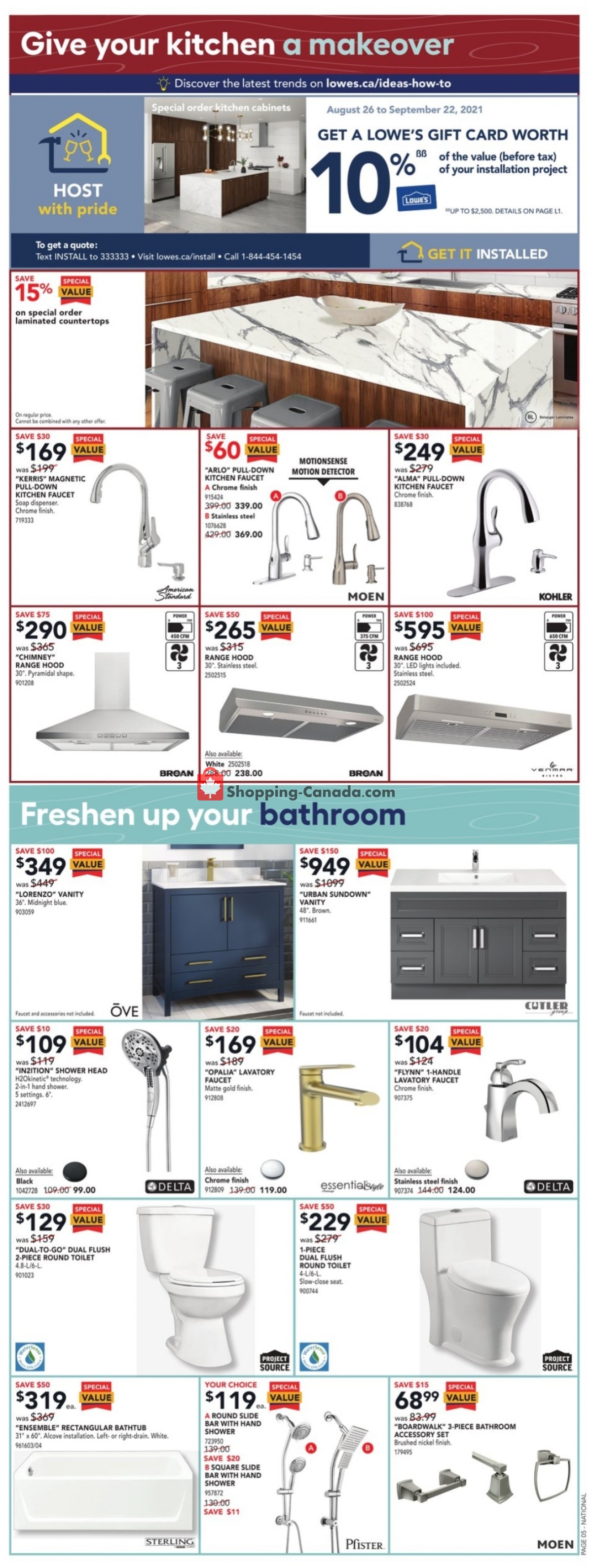 Lowe's flyer from Thursday September 9, 2021 to Wednesday September 15, 2021 - page 6