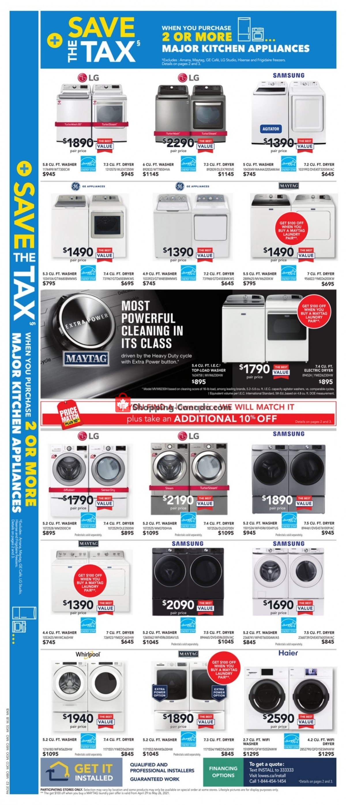 Lowe's flyer from Thursday April 29, 2021 to Wednesday May 5, 2021 - page 10