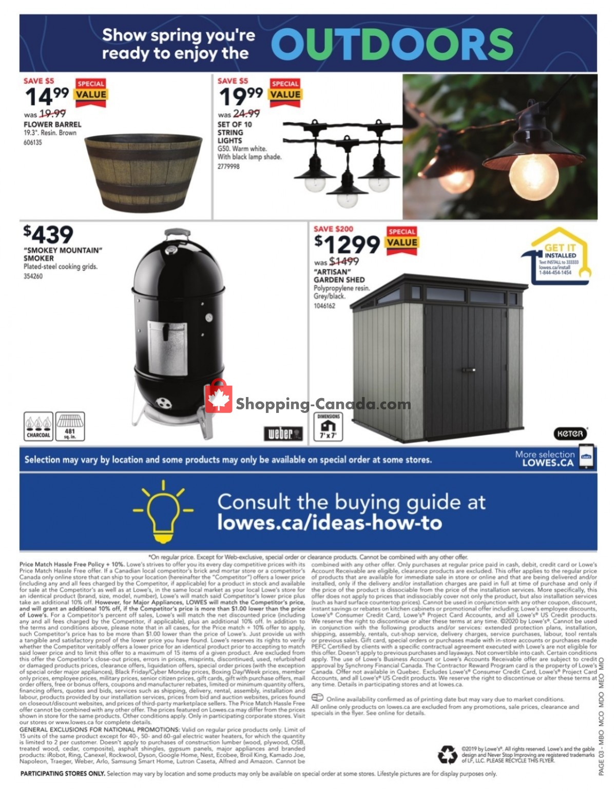 Lowe's flyer from Thursday April 29, 2021 to Wednesday May 5, 2021 - page 4