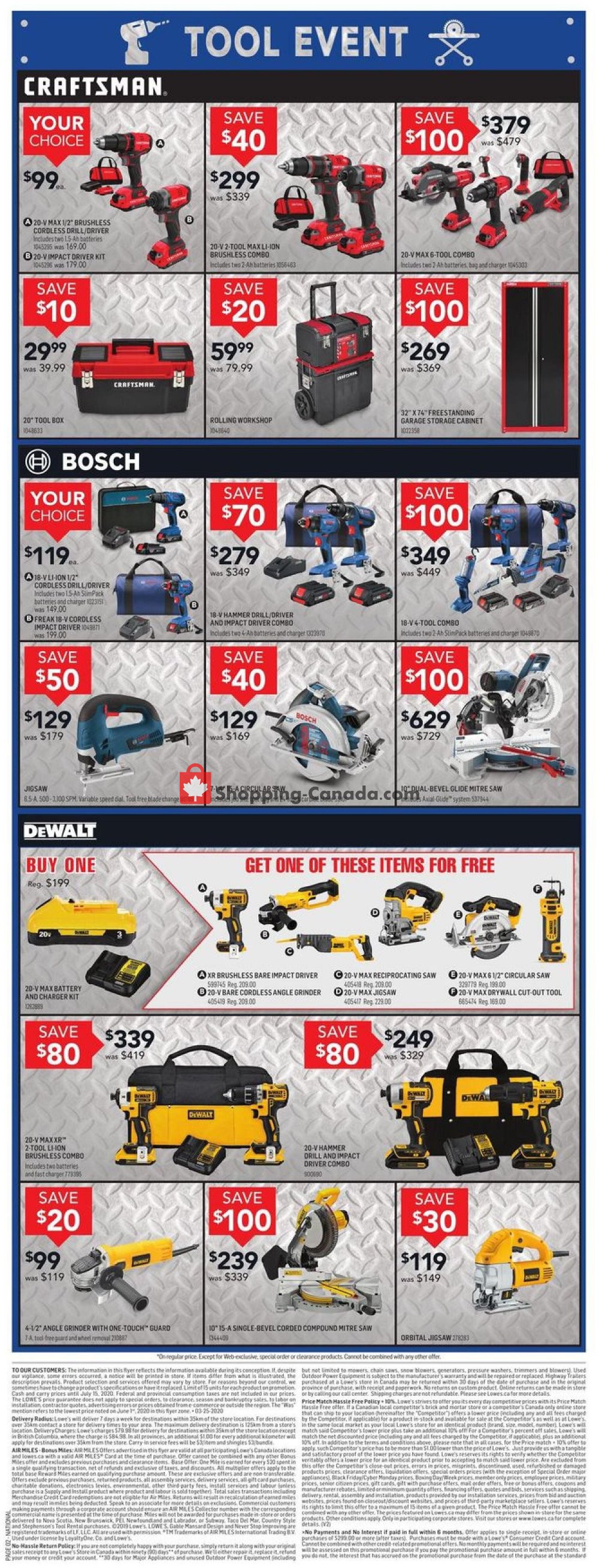 Lowe's flyer from Thursday July 9, 2020 to Wednesday July 15, 2020 - page 3