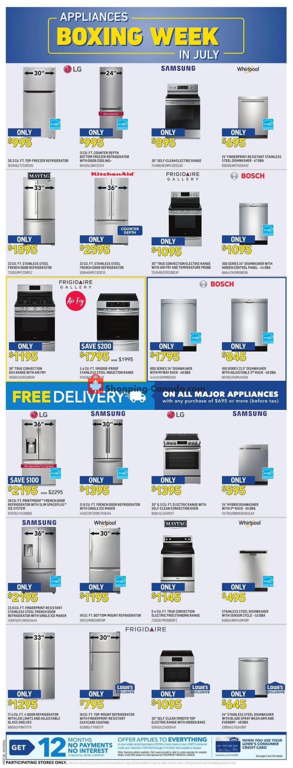 Lowe's flyer from Thursday July 9, 2020 to Wednesday July 15, 2020 - page 7