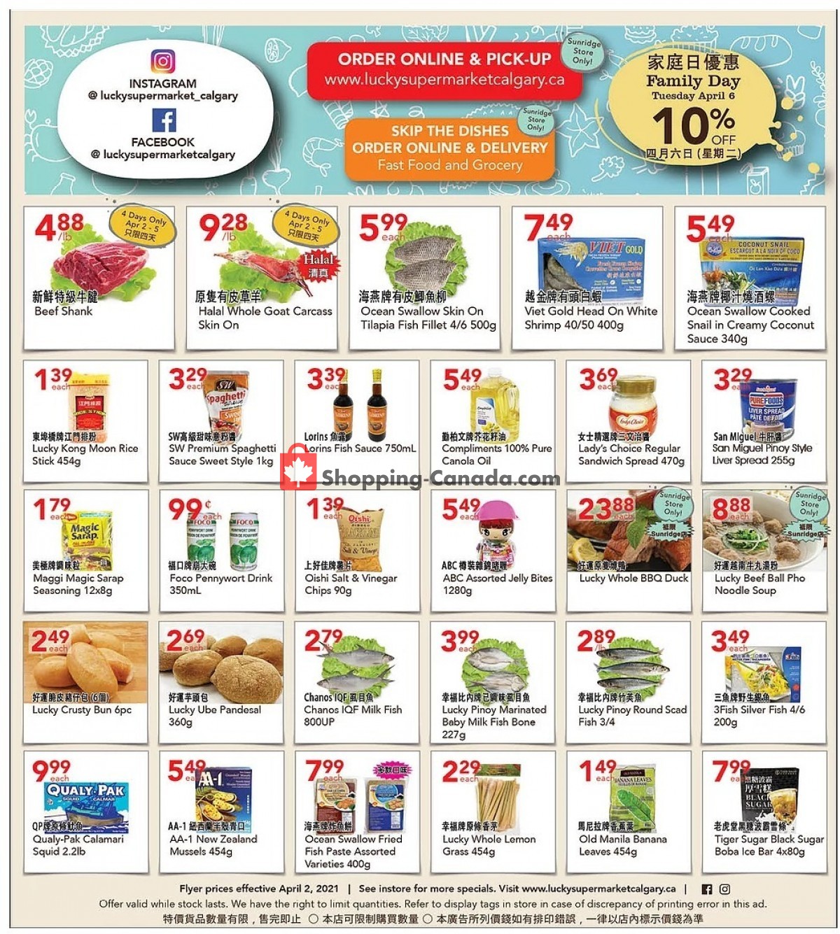 Lucky Supermarket flyer from Friday April 2, 2021 to Thursday April 8, 2021 - page 2