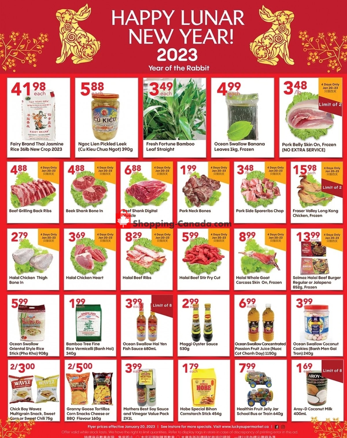 Lucky Supermarket flyer from Friday January 20, 2023 to Thursday January 26, 2023 - page 2