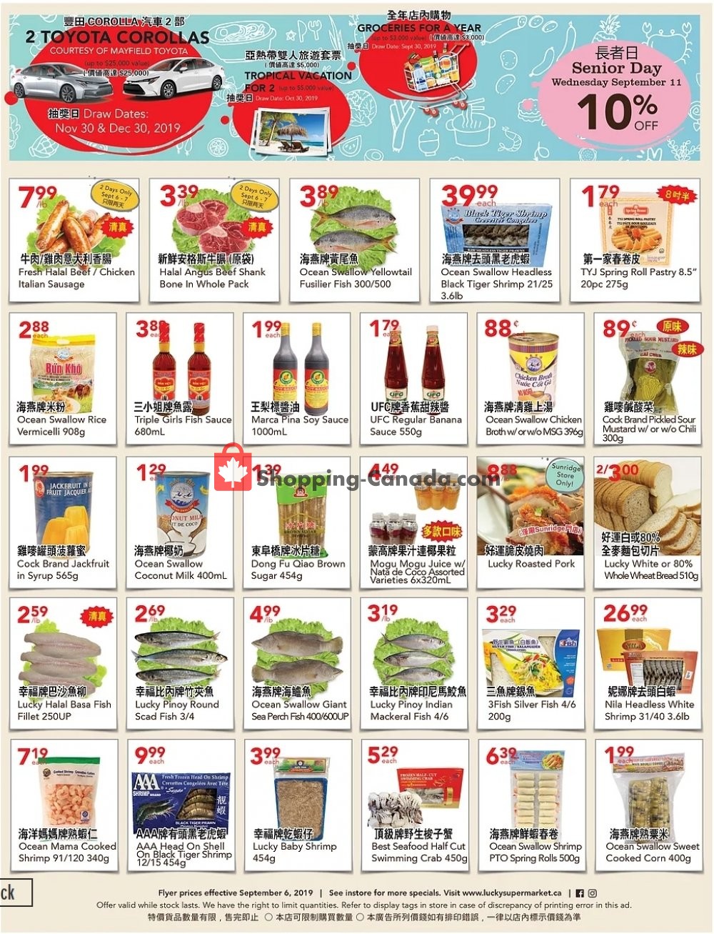Lucky Supermarket flyer from Friday September 6, 2019 to Thursday September 12, 2019 - page 2