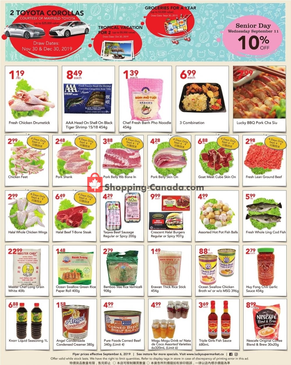 Lucky Supermarket flyer from Friday September 6, 2019 to Thursday September 12, 2019 - page 2