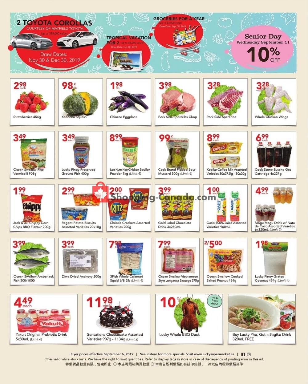 Lucky Supermarket flyer from Friday September 6, 2019 to Thursday September 12, 2019 - page 2