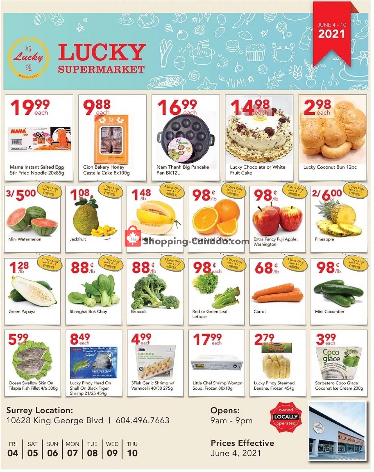 Lucky Supermarket flyer from Friday June 4, 2021 to Thursday June 10, 2021 - page 1