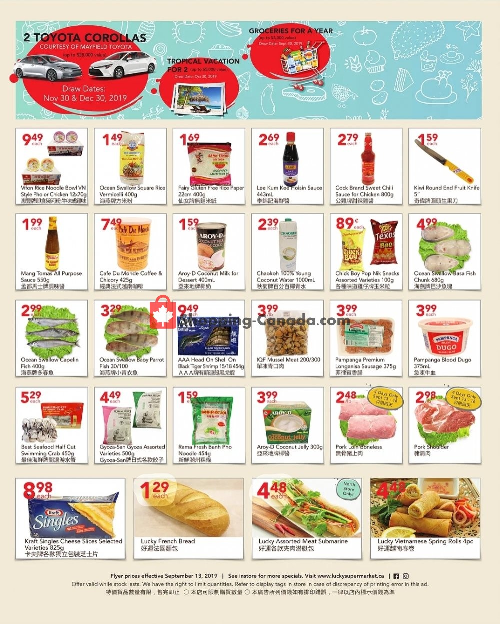 Lucky Supermarket flyer from Friday September 13, 2019 to Thursday September 19, 2019 - page 2