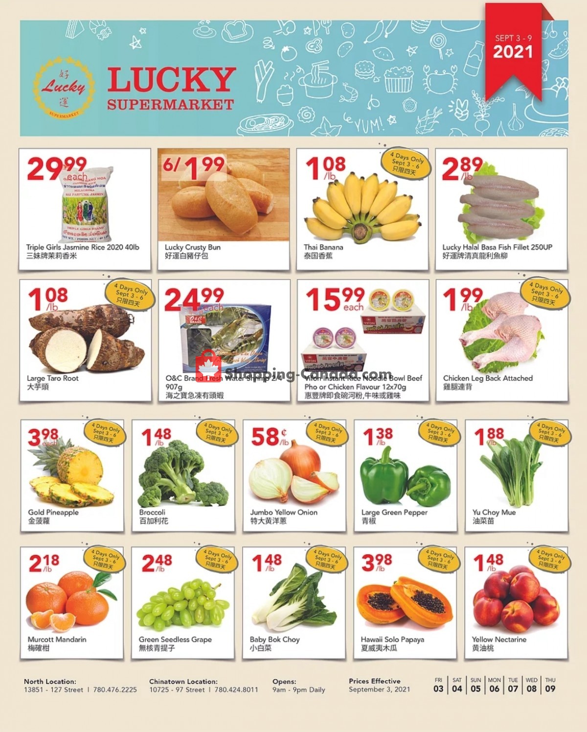 Lucky Supermarket flyer from Friday September 3, 2021 to Thursday September 9, 2021 - page 1