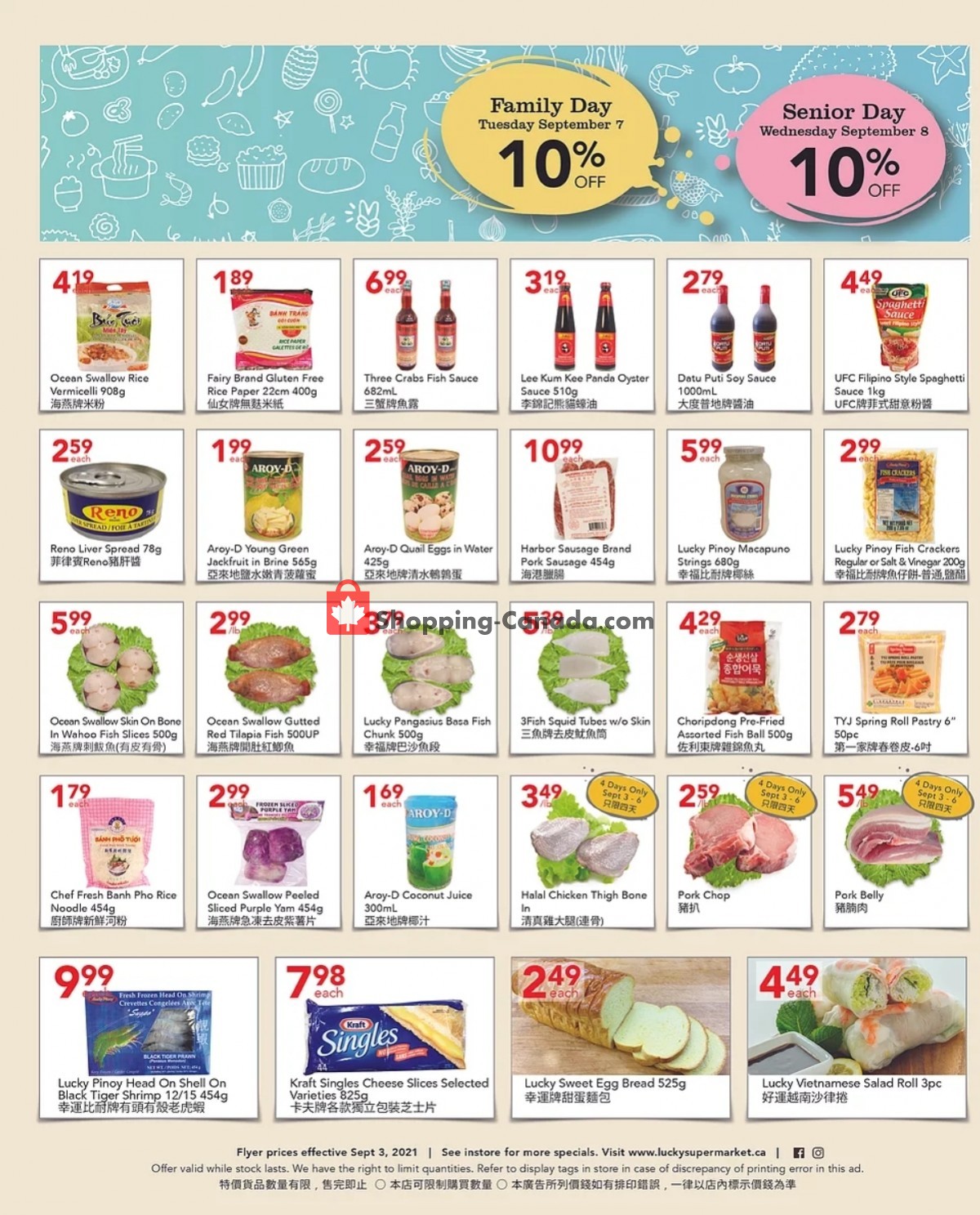 Lucky Supermarket flyer from Friday September 3, 2021 to Thursday September 9, 2021 - page 2