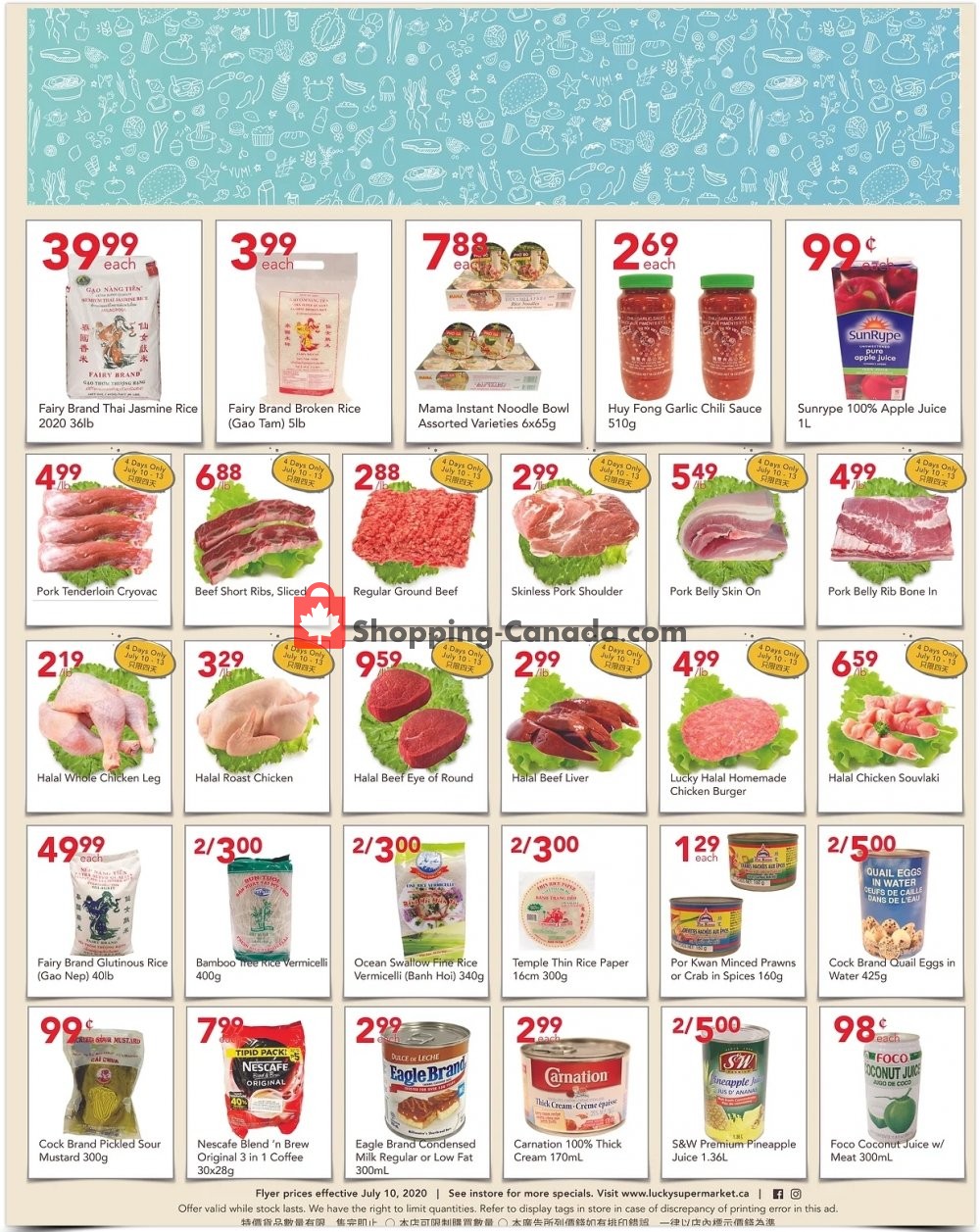 Lucky Supermarket flyer from Friday July 10, 2020 to Thursday July 16, 2020 - page 2