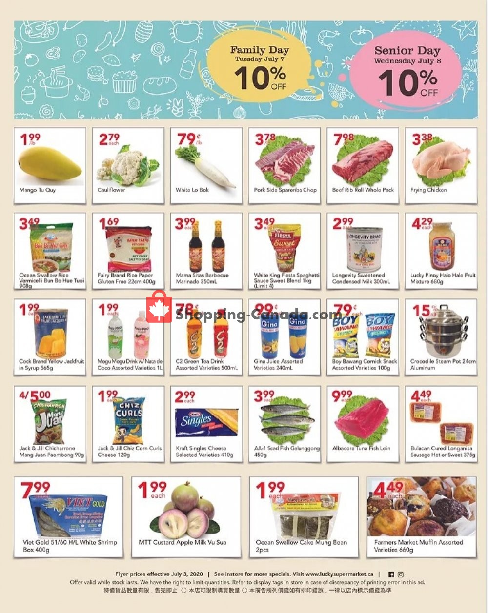 Lucky Supermarket flyer from Friday July 3, 2020 to Thursday July 9, 2020 - page 2