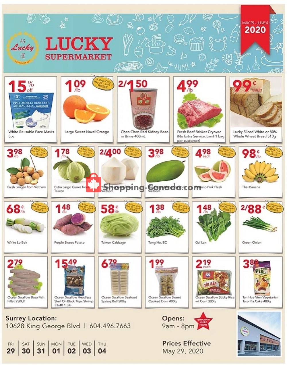 Lucky Supermarket flyer from Friday May 29, 2020 to Thursday June 4, 2020 - page 1