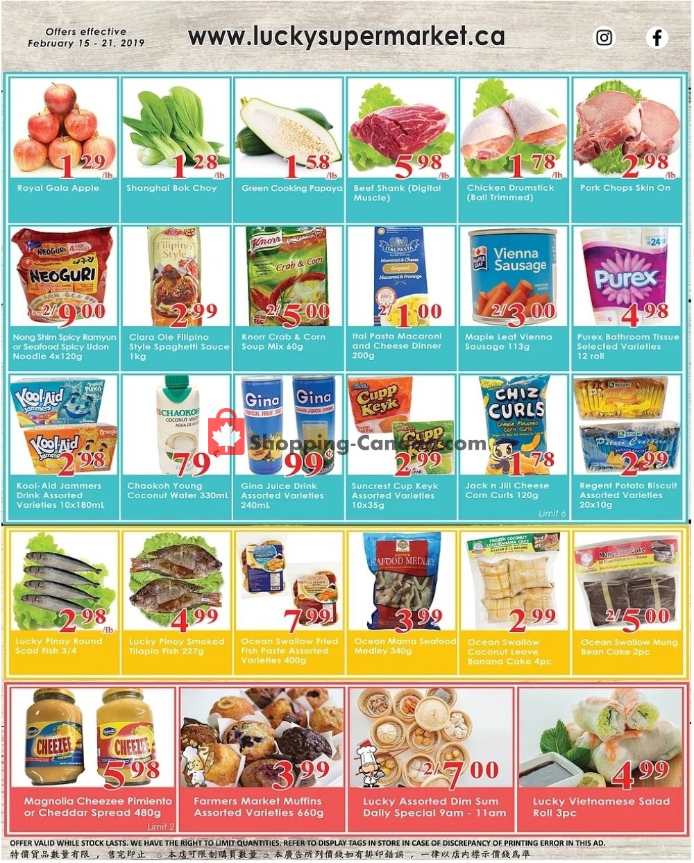 Lucky Supermarket flyer from Friday February 15, 2019 to Thursday February 21, 2019 - page 2
